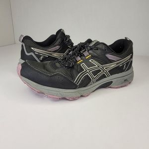 ASICS Gel Venture 8 Womens Sz 10 Sneakers Running Shoes Black Lavender